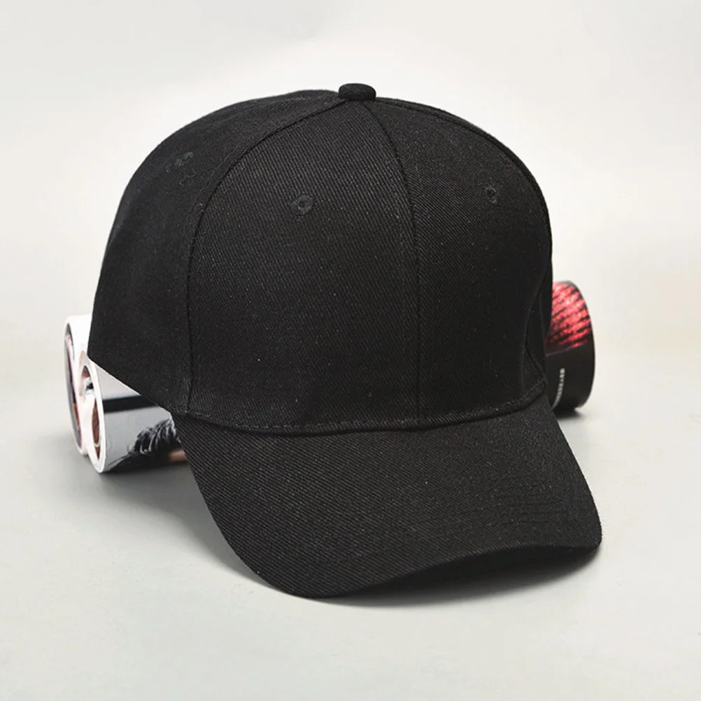 

Premium Cotton Peak Cap Unisex Solid Adjustable Buckle Closure Baseball Hat Uv Protection Lightweight Comfortable Low Profile