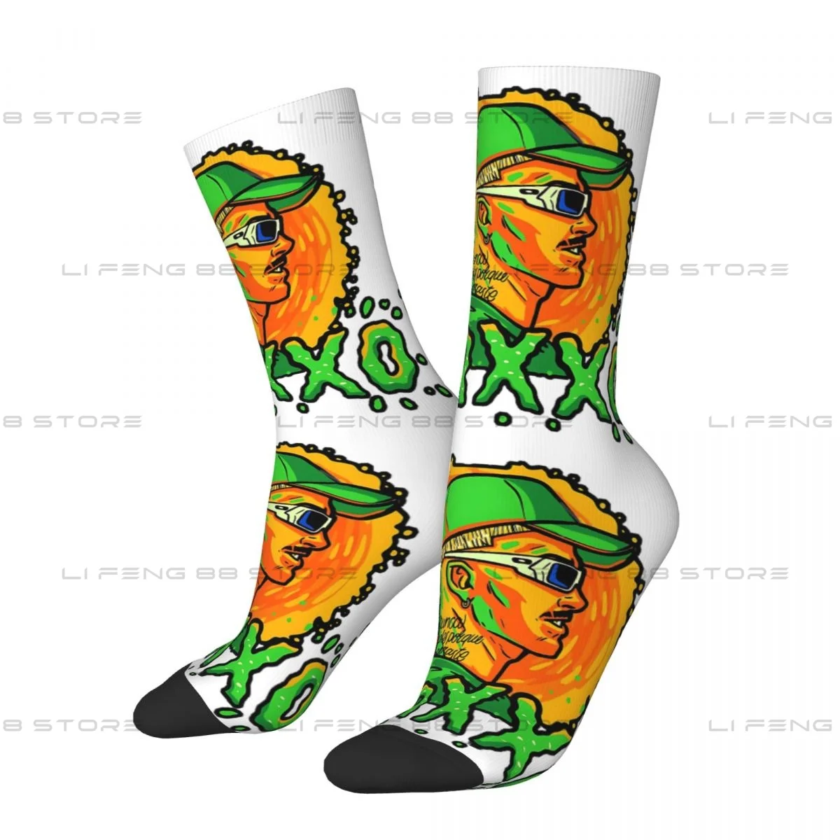 Ferxxo Ferxxocalypse Rapper Feid Music Album Unisex Winter Socks Running Happy Socks Street Style Crazy Sock