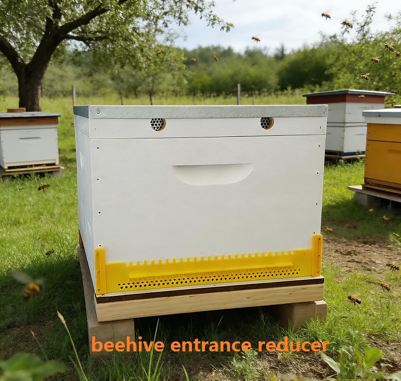 Beehive Door Beehive Sliding Gate Anti-Escape Hive Gate Bee Hive Entrance Reducer Mouse Guard Bee Box Entrance Beekeeping Tools