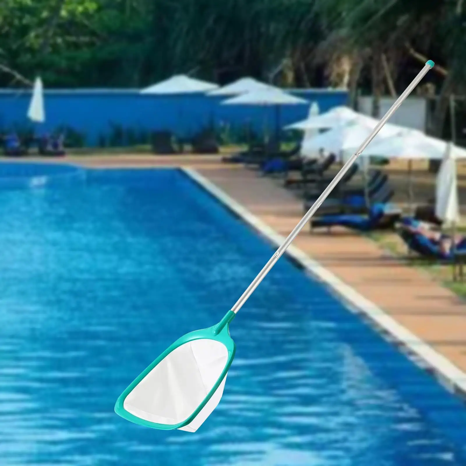 

Pool Skimmer Leaf Net Set Fast Cleaning Detachable with Pole