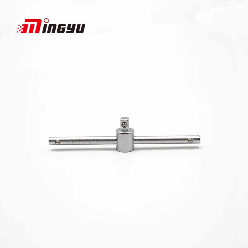 115mm Long 1/4 inch Sliding T Bar Socket Wrench Head T Shape Adjustable Handle For Auto Repair and Home Repair Hand Tools