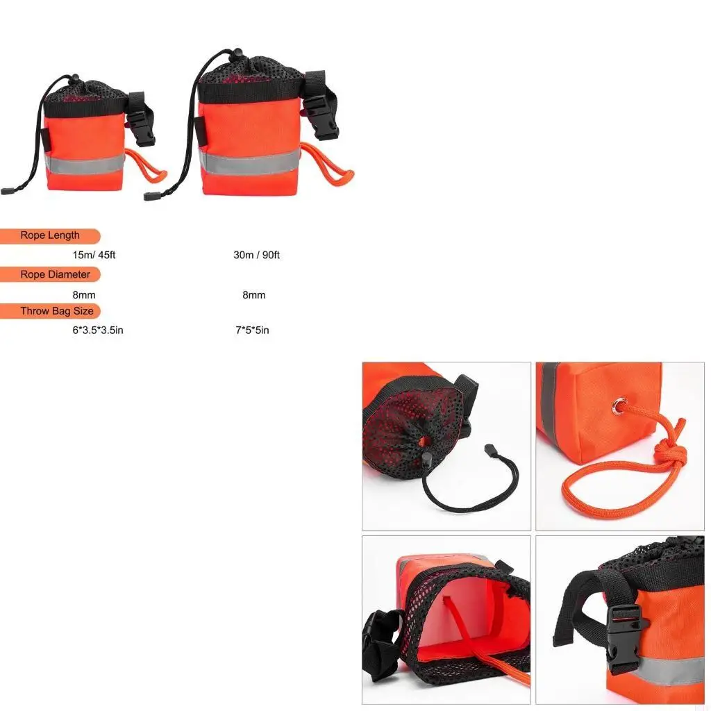 PXPF BOLSA LOS RESCUMENTOS AGUA AGUA FLOTANTE SALVAGE ROPE ALTERAULA Multifuncional