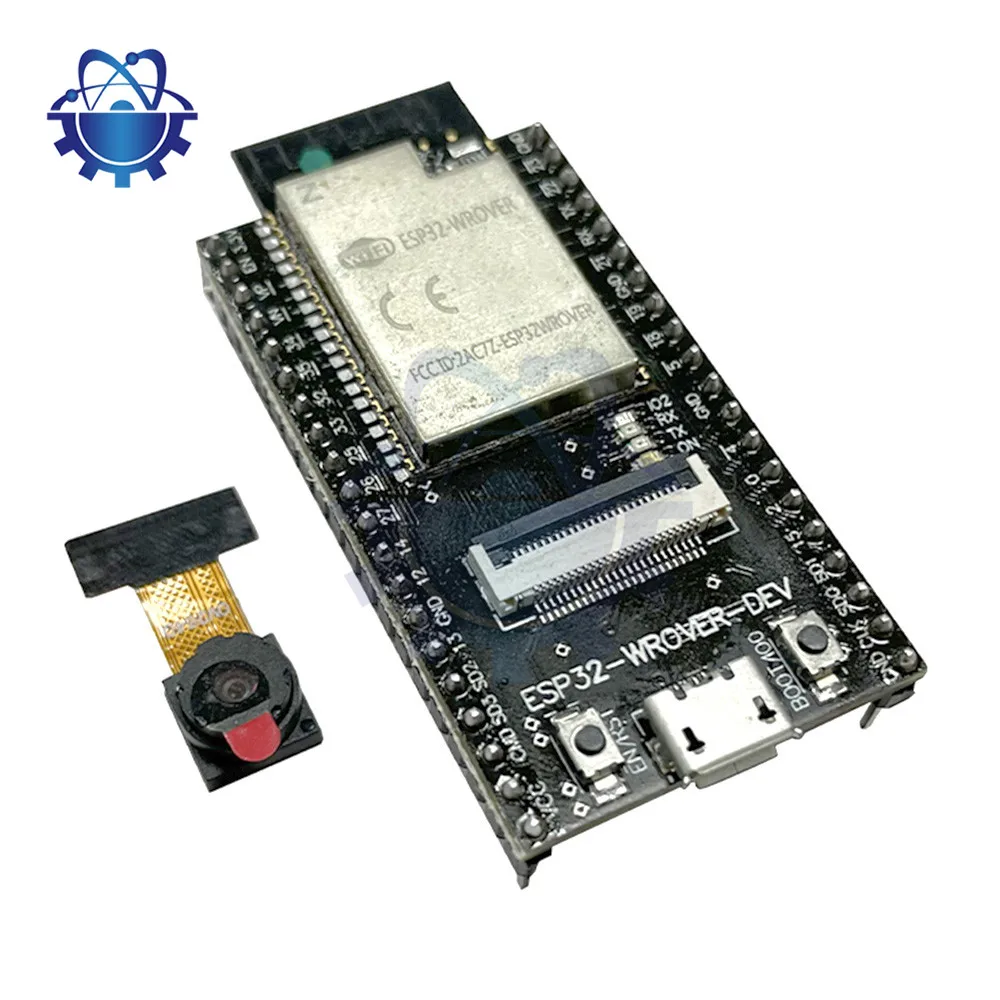 ESP32-WROVER-DEV Development Board with OV2640 Camera Wi-Fi Bluetooth Module 240MHz ESP32-CAM Built-in 4MB FLASH UART Interface