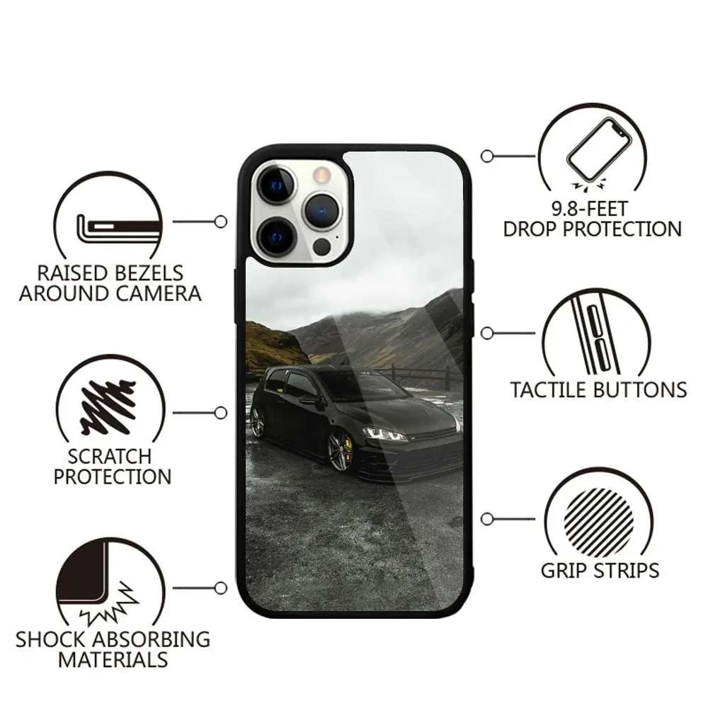 G-Golf-G-GTI   Phone Case Strong Magnetic For IPhone 15,14,13,Pro,Max,Plus,11,12,Mini For Magsafe Wireless Charging