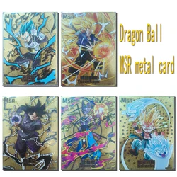 Dragon Ball Msr Metal Card Gotenks Trunks Majin Buu Son Gohan Birusu Game Collection Children's Toys Birthday Christmas Gifts