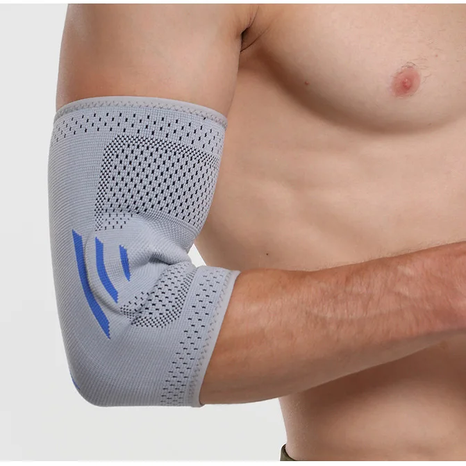 

Outdoor Sport Gym Sports Wristband Pad Arm Sleeve Guard Compression Elbow Silicone Support Elbow Protector For Men Women