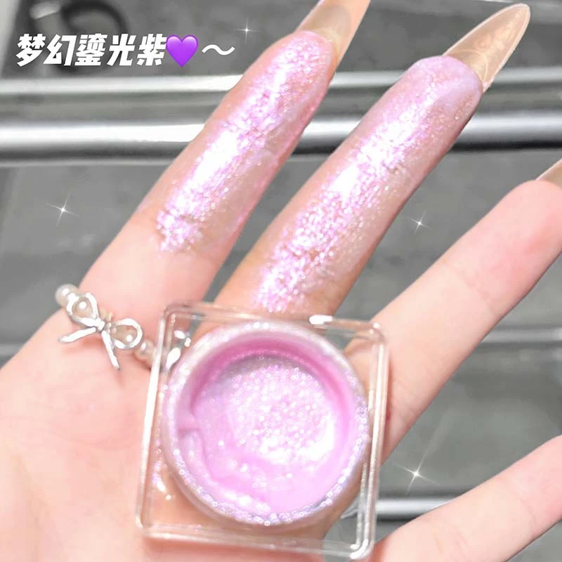 Gesichts- und Augen-Highlighter-Schimmer, leuchtendes Lidschatten-Puder-Make-up, funkelnder Glitzer-Glüh-Körper-Highlighter für Party-Festival