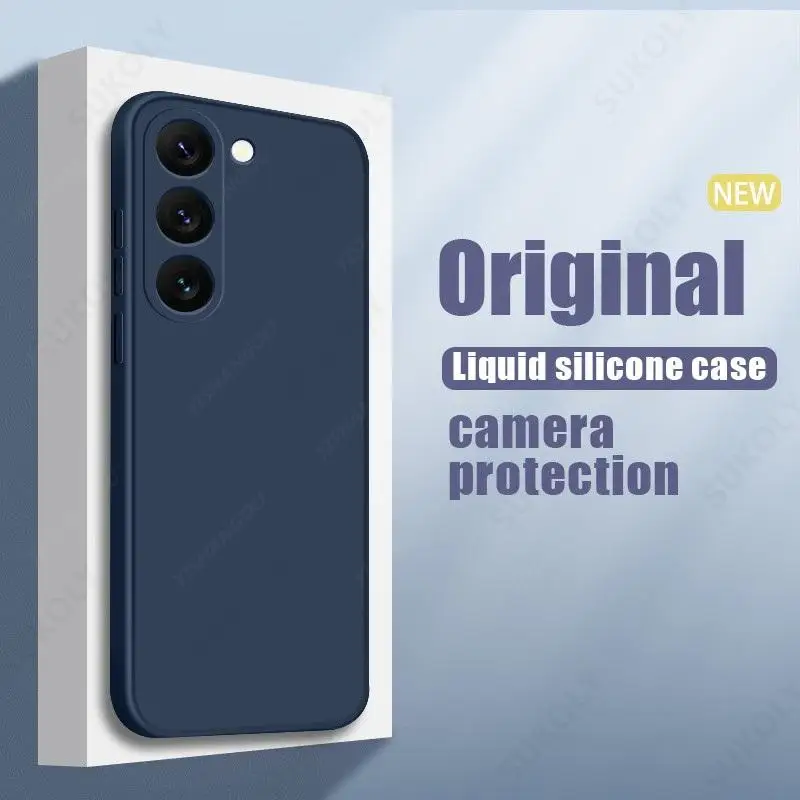 Für Samsung Galaxy S25 Edge S26 S25 S23 S24 Ultra S24 S25 FE A57 A17 A56 A55 A36 A16 5G Flüssiges Silikon Soft Case Handyhülle – Detail 5