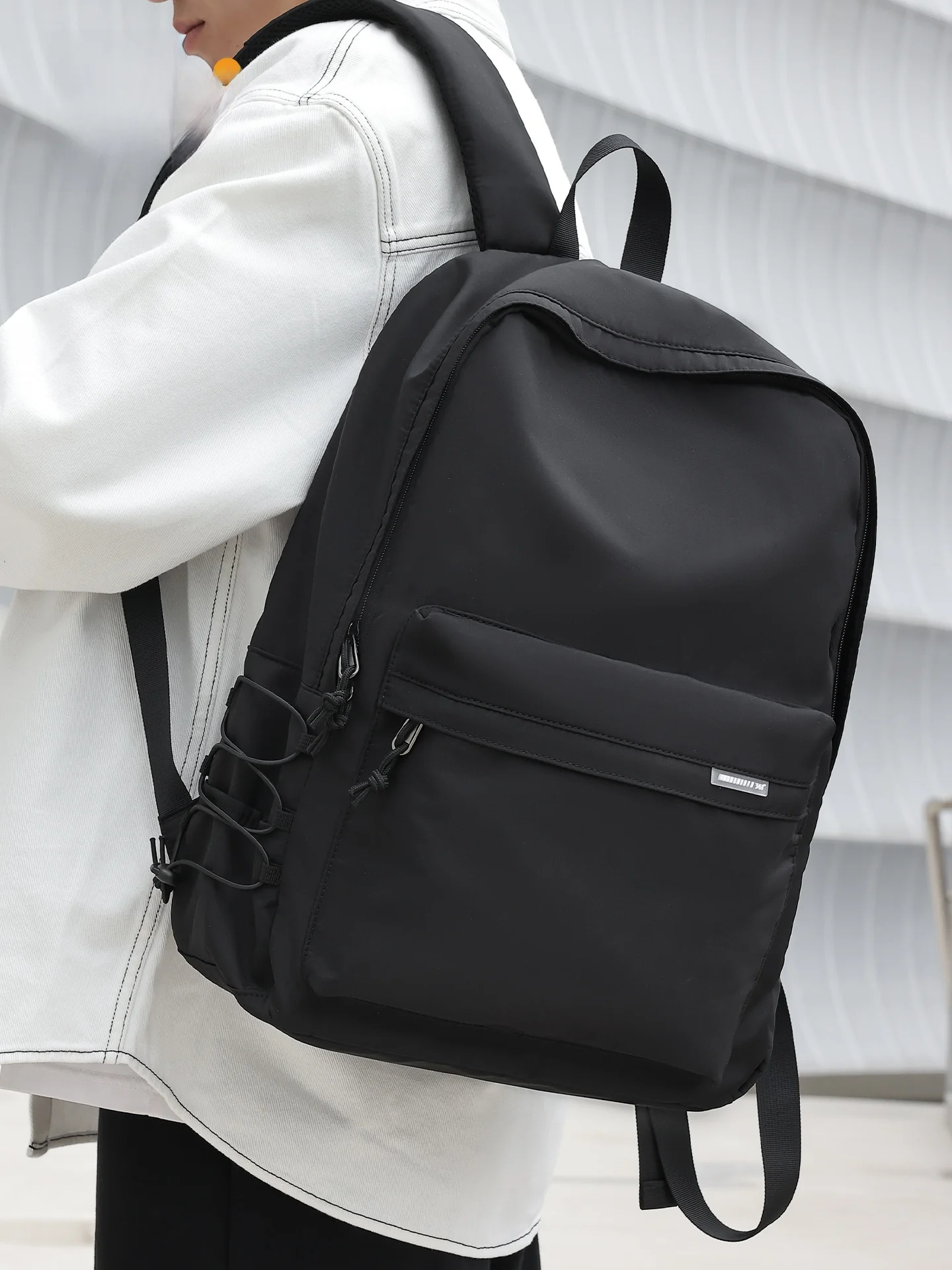 36-ユニセックス-大容量-カジュアル-通勤-旅行-バックパック-軽量-防水-パソコンバッグ-水筒収納スロット付き