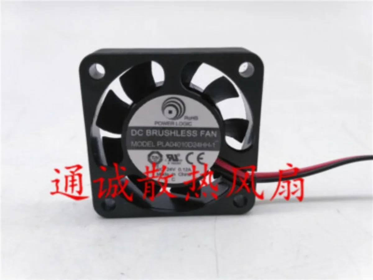For POWE LOGIC PLA04010D24HH-1 24V 0.12A 4cm inverter fan
