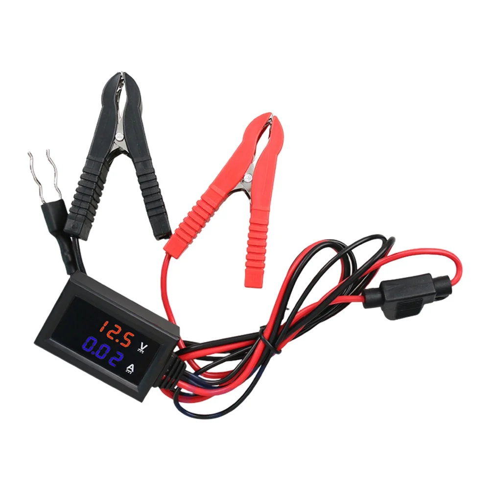 Automotive For battery Leakage Detection Tool Featuring Dual Digital Display for Simultaneous Voltage and Current Monitoring