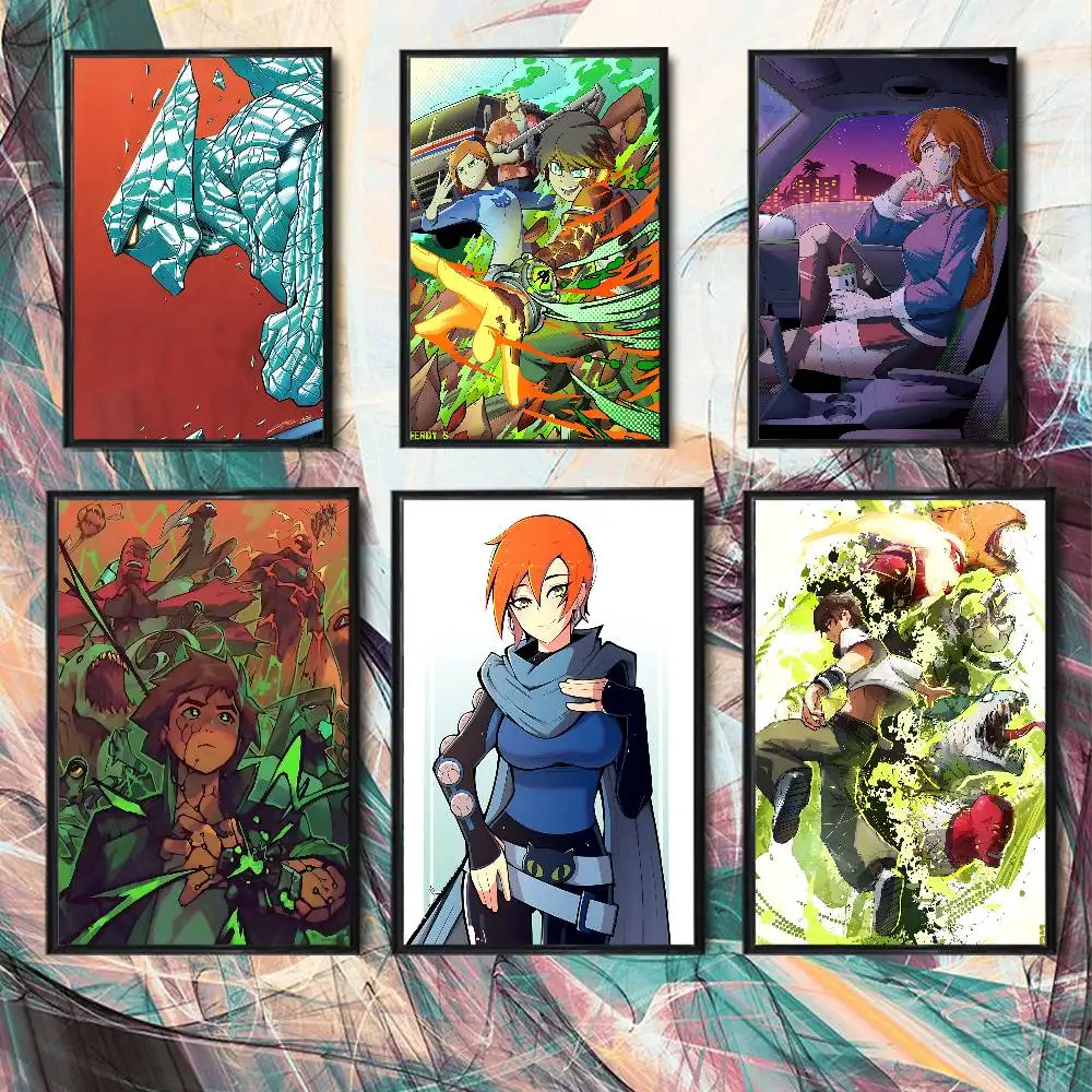 

Gwen Tennyson Ben 10 Tennyson Poster HD Art Sticky Wall Waterproof Home Living Room Bedroom Bar Aesthetic Decoration
