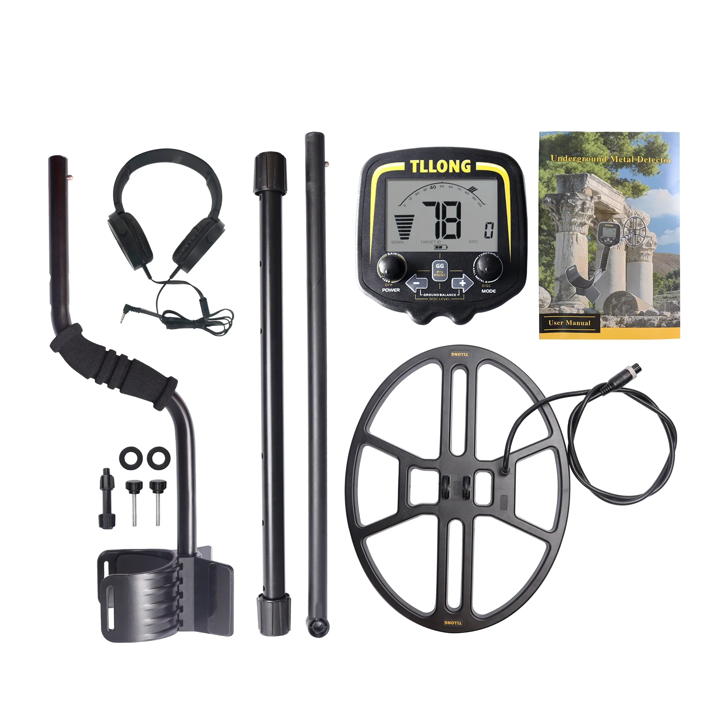 ATX880 Professional Searching Stable Accuracy Underground Metal Detector Gold With Waterproof For Treasure Hunting