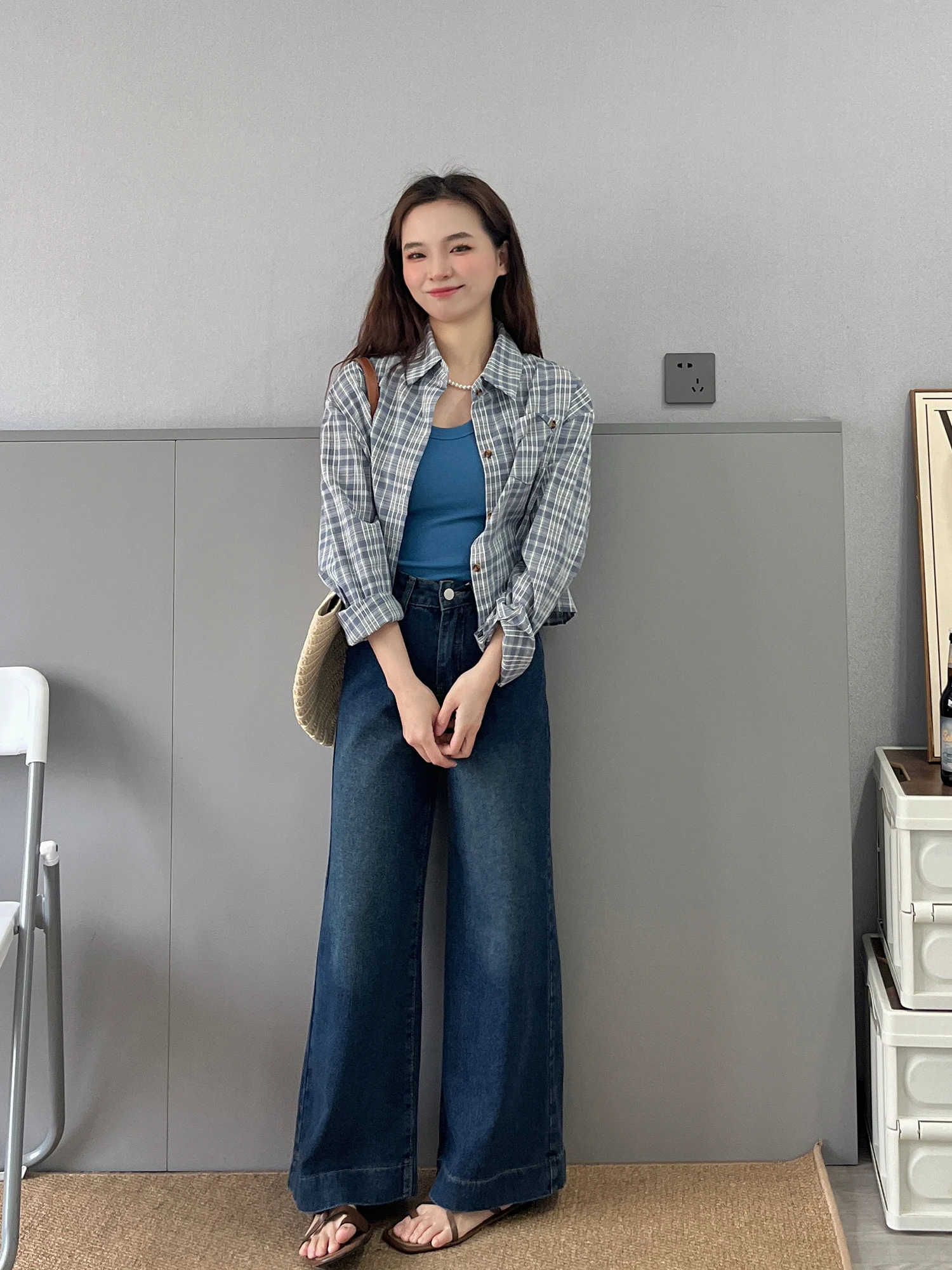 

Sumui50 Retro Sle High Waist ort Length irt Long Sve Thin Cotton Blend Women's Top That Illusocesively Tall