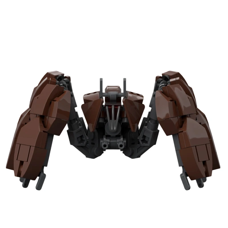 197 قطعة MOC-237812 كراب درويد الميكانيكية درع الفيلم روبوت معركة الميكانيكية بنة لتقوم بها بنفسك نموذج الأولاد اللعب هدية الكريسماس