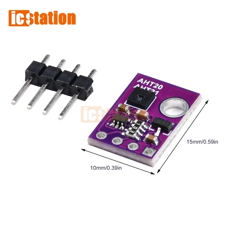 High-precision temperature and humidity sensor measurement module AHT20 temperature and humidity sensor module