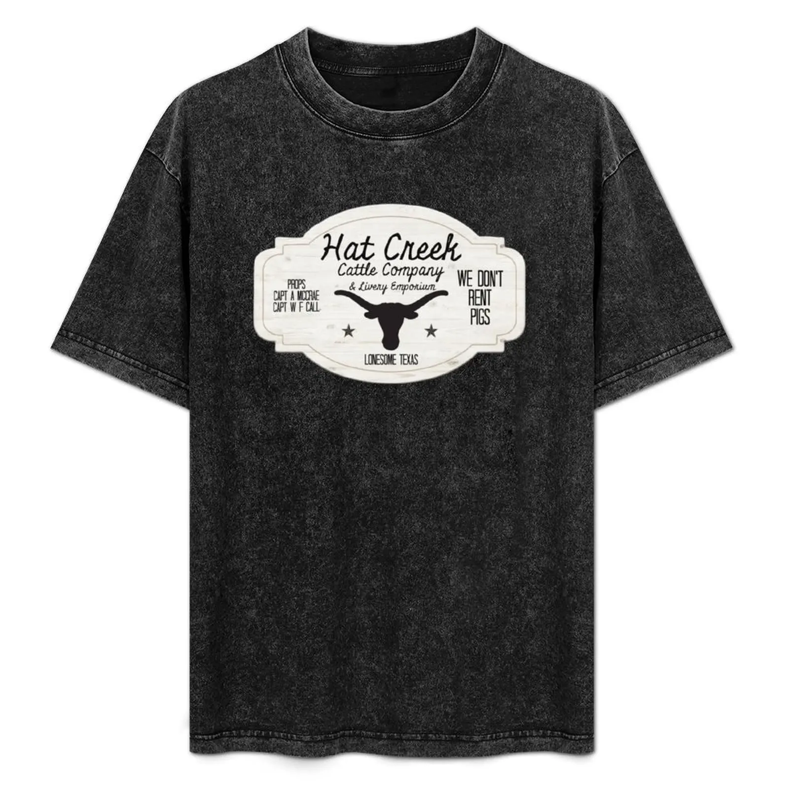 

Hat Creek Cattle Company T-Shirt anime t shirts for man t shirts for man graphic tees t shirt man designer anime tshirt T-Shirt