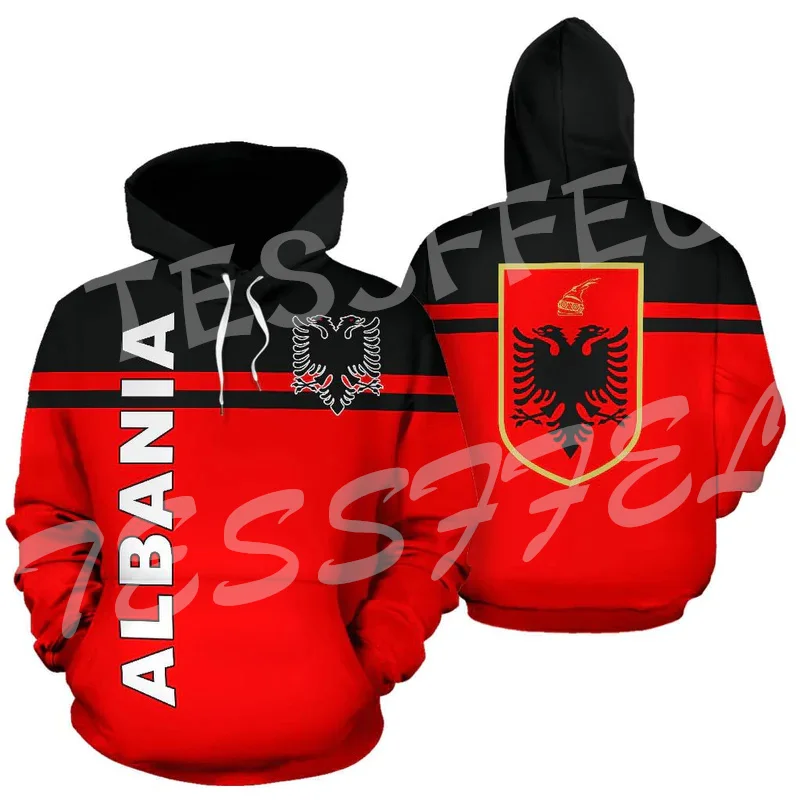 

NewFashion Albania Shqipëria Country Flag Pullover Tattoo Tracksuit Long Sleeves 3DPrint Harajuku Jacket Casual Funny Hoodies 40