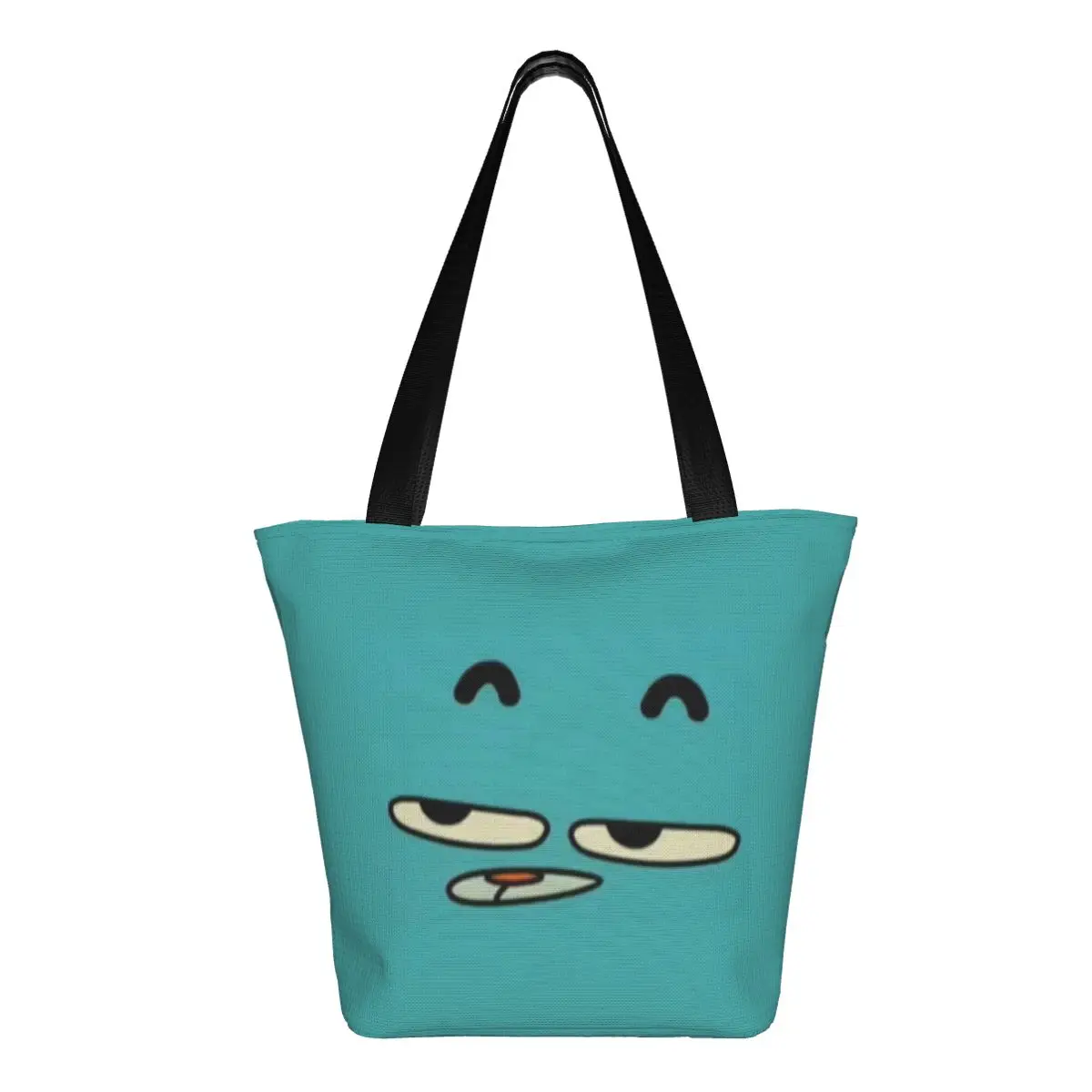 حقيبة تسوق Gum Gumball من القماش ذات سعة كبيرة وحقائب كتف للمتسوقين وحقيبة يد للبقالة للنساء