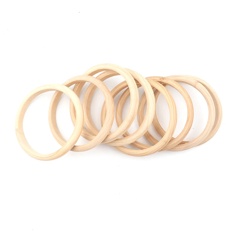 0.8cm width Natural  wooden bangle 6.8cm inner diameter