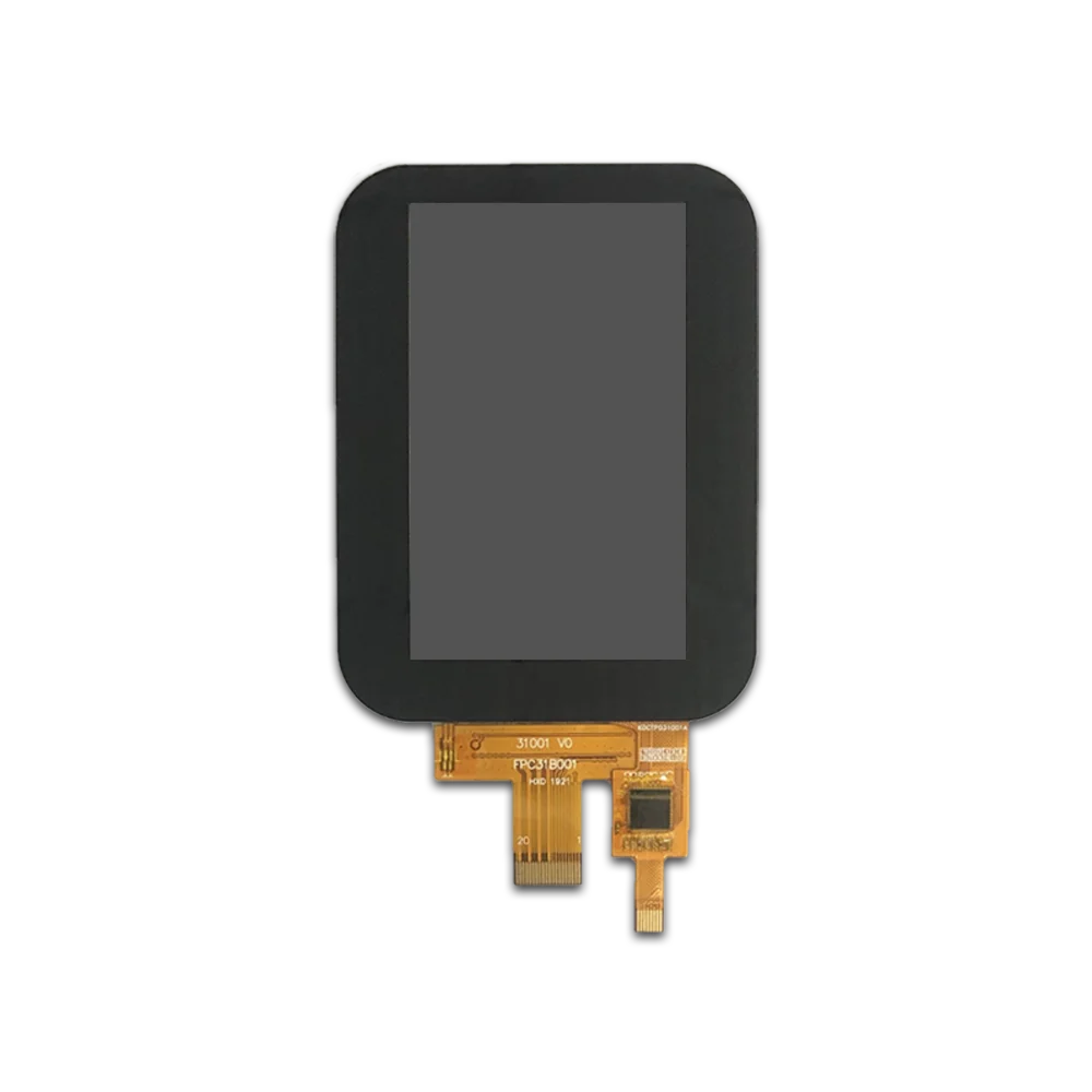 3.1 polegadas 480x800 touch MIPI I2C LCD TFT de alta transmitância com ampla faixa de temperatura e PCAP Touch para eletrônicos de consumo