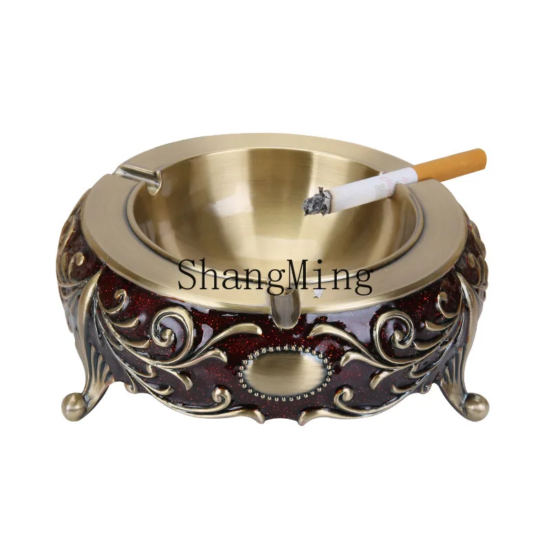 

PYH retro ashtray home imitation ancient living room ashtray new Chinese ashtray creative new Chinese ornament