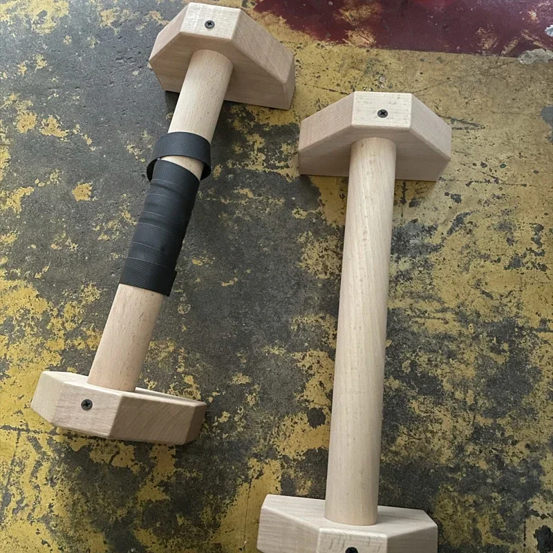 30/50CM Wooden Push Up Stand Portable Home Gym Pushup Bars For Pectoral Muscle Training Handstand Fitness Exercise Equipment Set