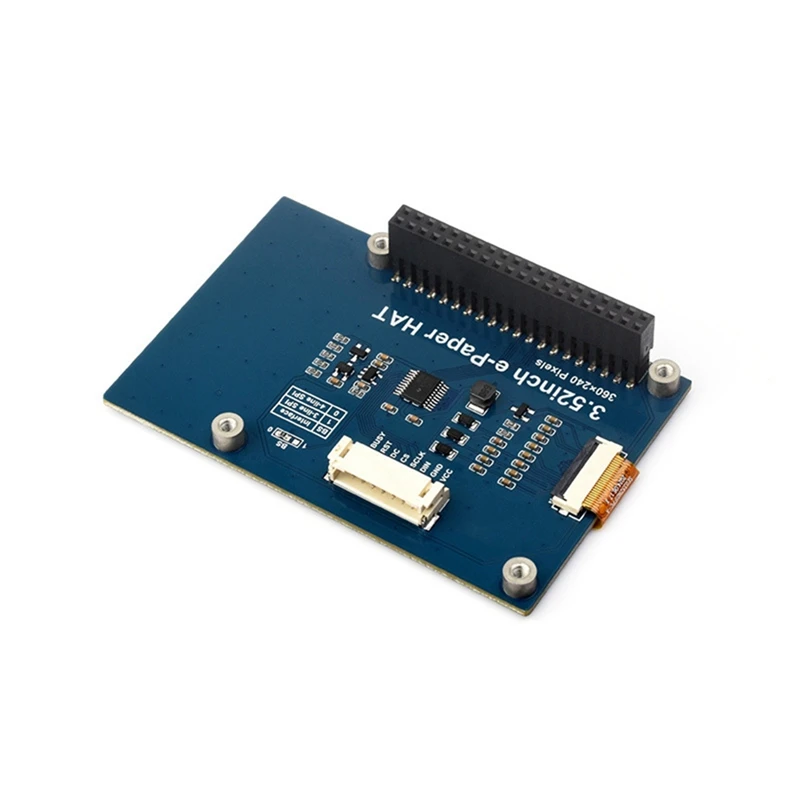 3.52Inch E-Paper HAT, 360 X 240, SPI Interface Ideal For Price Tags, Shelf Labels, Iindustrial Instruments