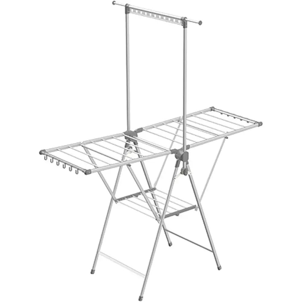

Space-Efficient & Durable Wooden Drying Rack - Suitable for Indoor & Outdoor Use
