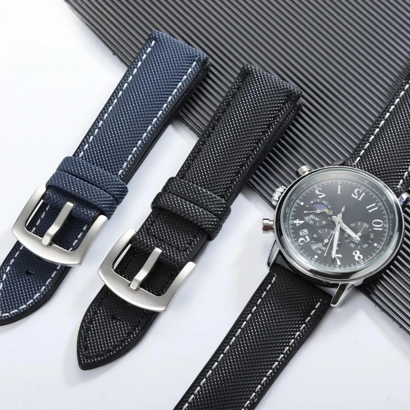 Силиконовый ремешок из углеродного волокна 20 мм 22 мм 24 мм спортивный водонепроницаемый ремешок для часов Omega для IWC для часов Citizen мужские аксессуары