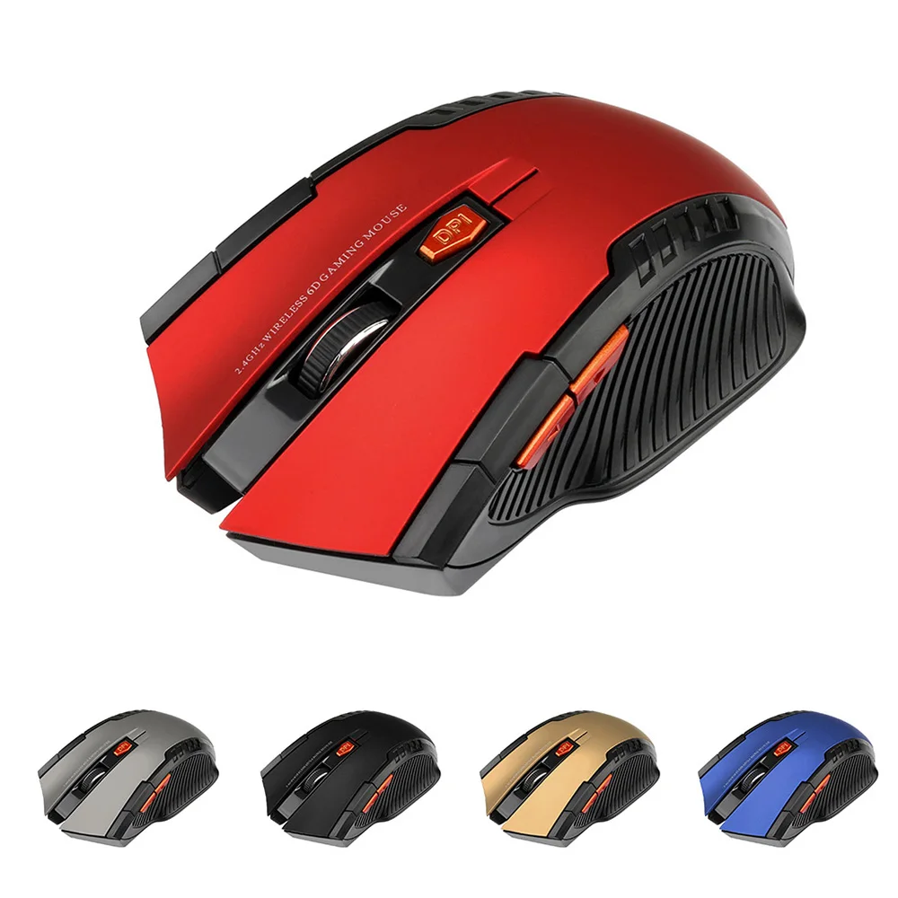 

Wireless Mouse 2.4GHz Optical Mice with USB Receiver Gamer 1600DPI 6 Buttons Mouse For Computer Mac PC Laptop Accessories