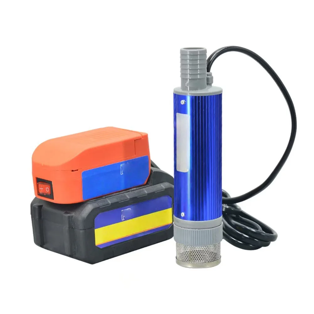1pc Lithium Battery Electric Water Pump Submersible Diesel Water Pump 40-60L/min Mini Pump For BL1830 BL1840 BL1850 BL1860