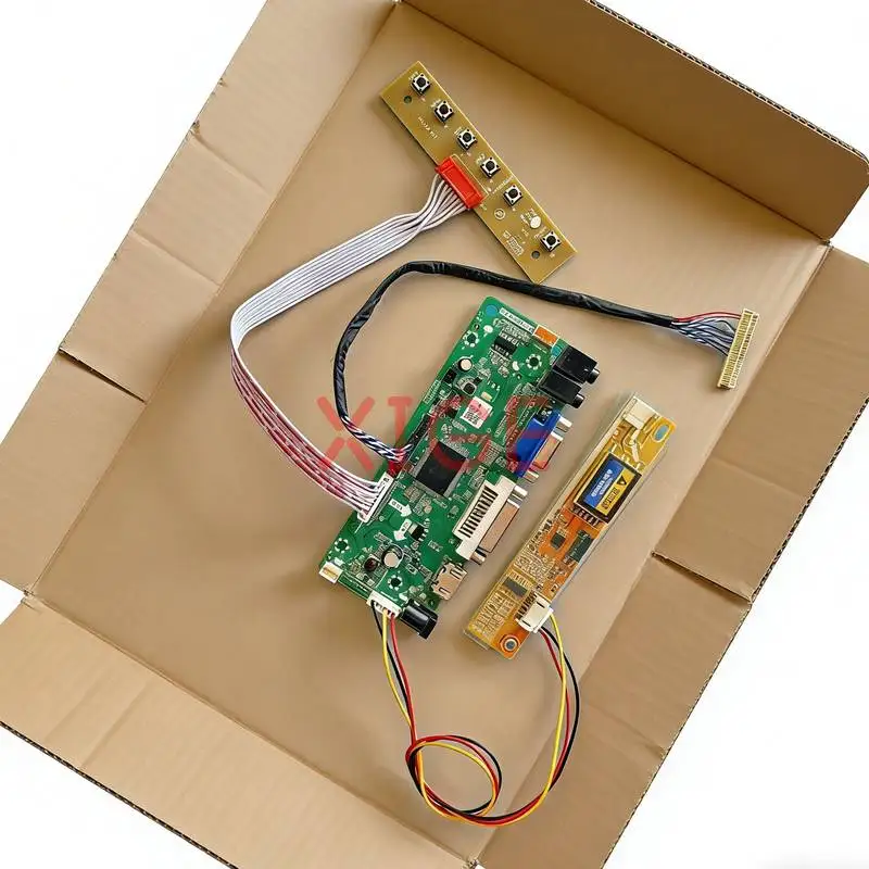 

Matrix Controller Drive Board Fit QD14XL19 QD14XL12 QD14XL07 QD14XL20 LVDS 30-Pins 1-CCFL HDMI+DVI+VGA 1024*768 1024x768 DIY Kit