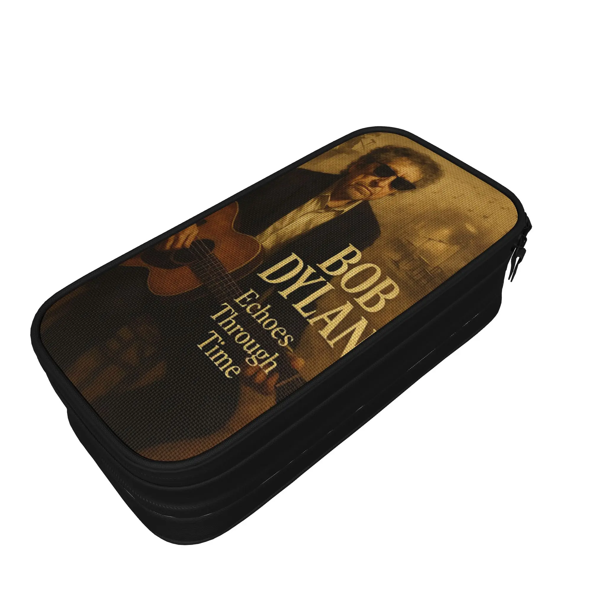 Bob Dylan Singer Pencil Case Creative   Pen Bags Girl Boy Large Storage Students School Cosmetic Pencilcases