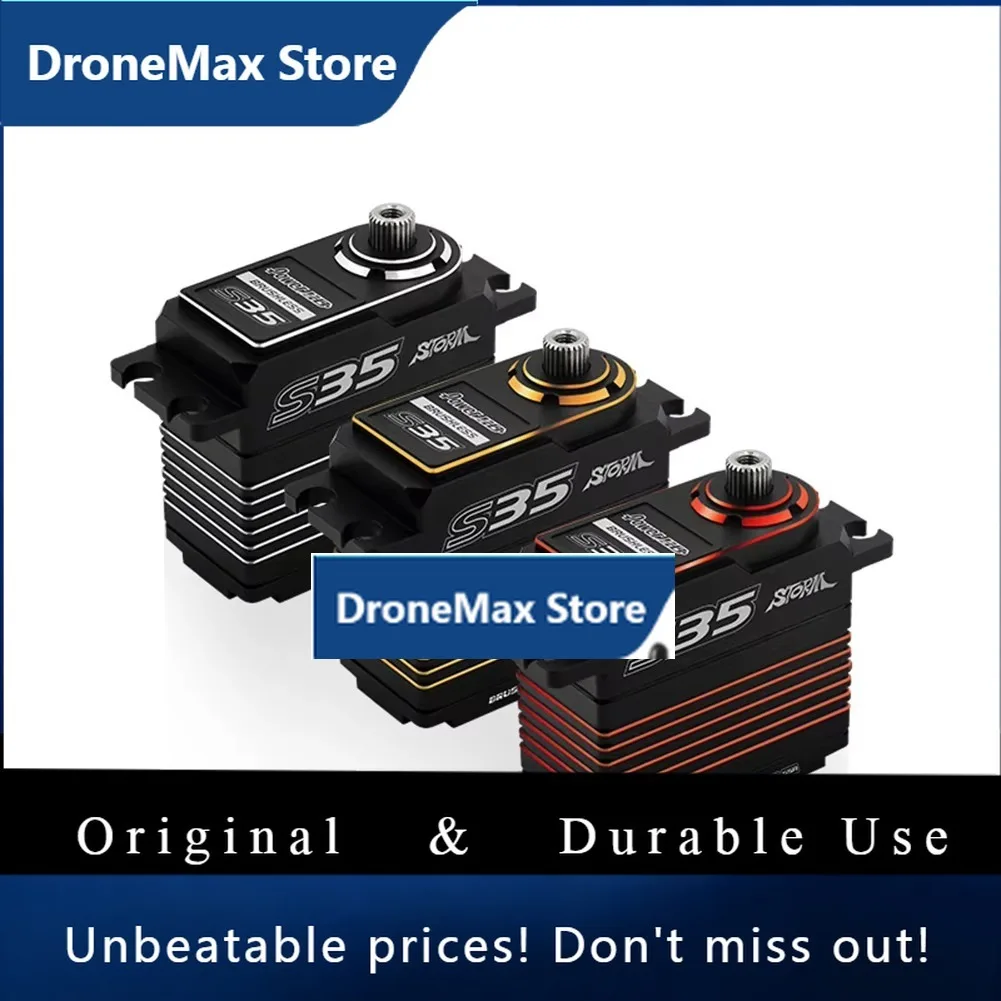 DroMaPower HD Storm S15/S25/S35 Race-Grade All-Metal Brushless Digital Servo Competition Grade Servo For RC Car/Off-road Car/Dro