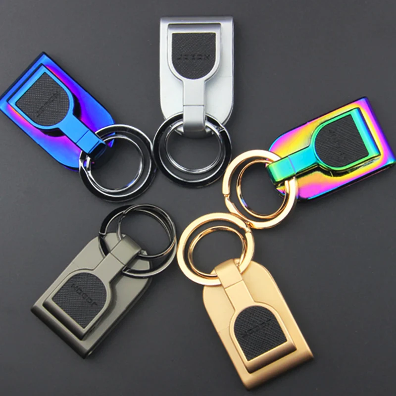 Luxury High-quality Belt Key Chain Clip Holder Waist Hanging Belts Keychain Holders Car Key Chain Buckle Creative Men Best Gift