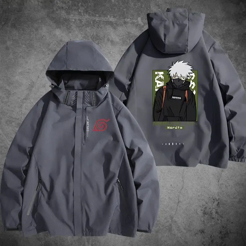 

Anime Naruto Zipper Men and women Hoodie Akatsuki Collection Pattern Children's Hoodie Street Style Casual jacket birthday gifts