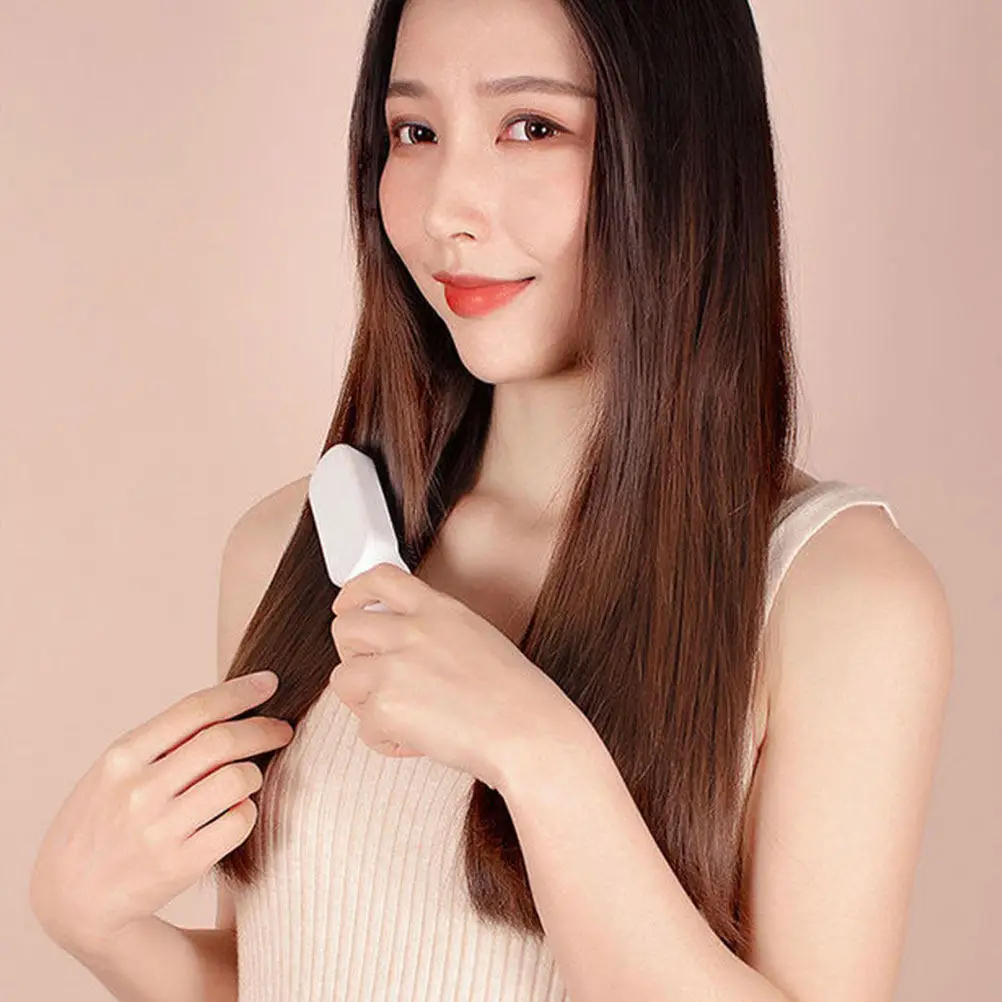 

1Set USB Hair Straightener Brush Compact Smoothing Comb for Curly Long Hair Portable Heat Styling Comb Multifunctional
