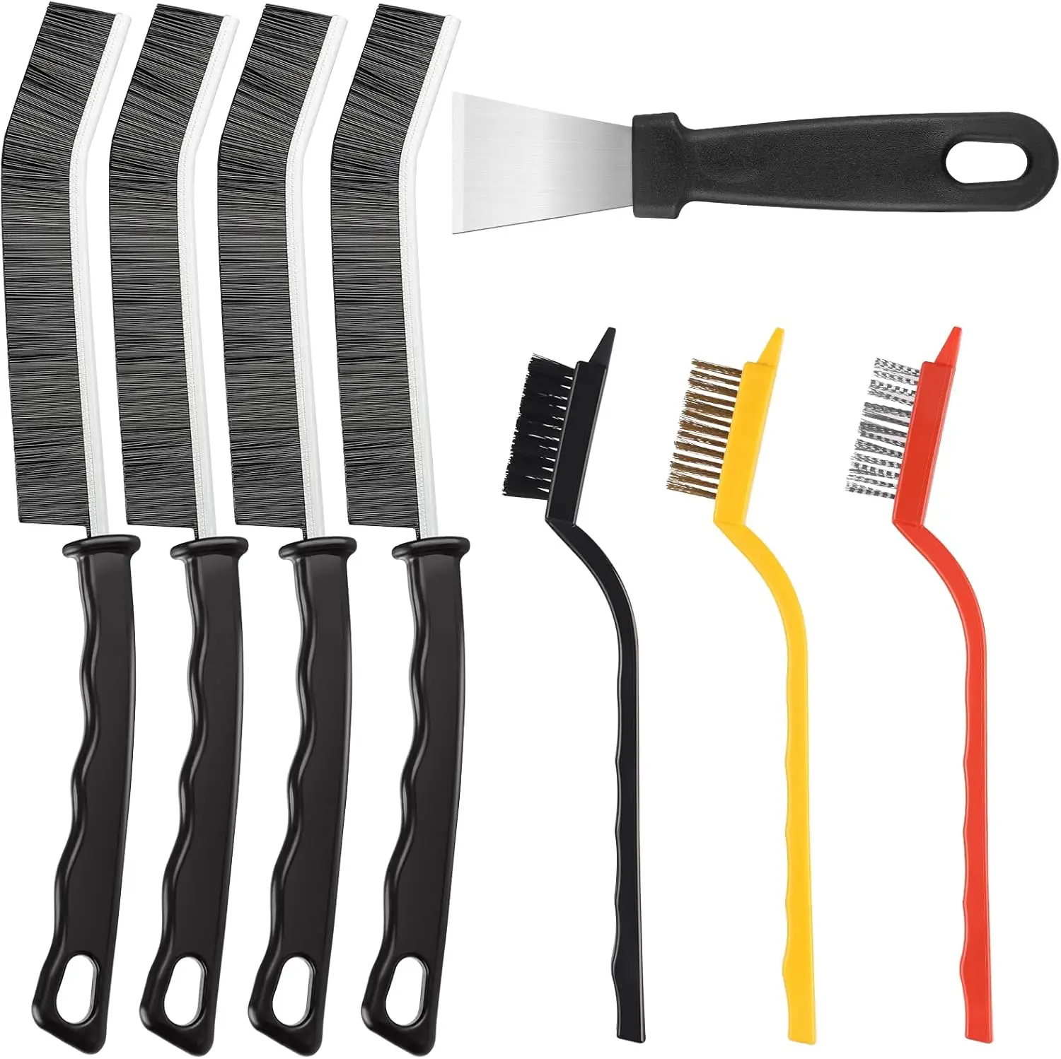 Set de cepillos duros para ranuras