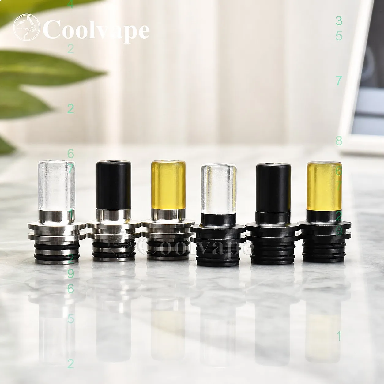 510 MTL Drip Tip Heat Resistan - Accessories For Vaping 리뷰 및 가격