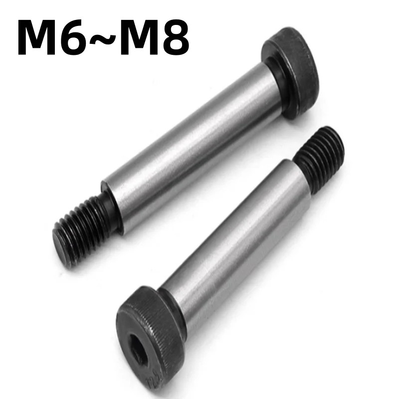 Hex Socket Shoulder Screw M6 M812.9 Grade High Strength Steel Shoulder Bolt Roller Bearing Screw
