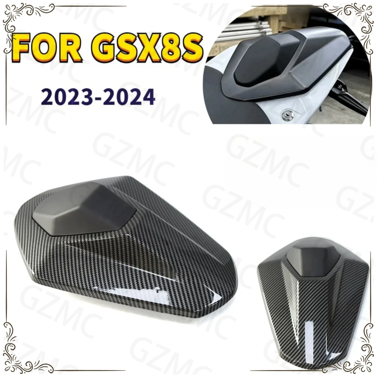 Motorcycle GSX8S GSX8R 2024 Rear Seat Tail Cover Accessories For Suzuki GSX-8S GSX-8R 2023 Pillion Rear Seat Cover Cowl Fairing
