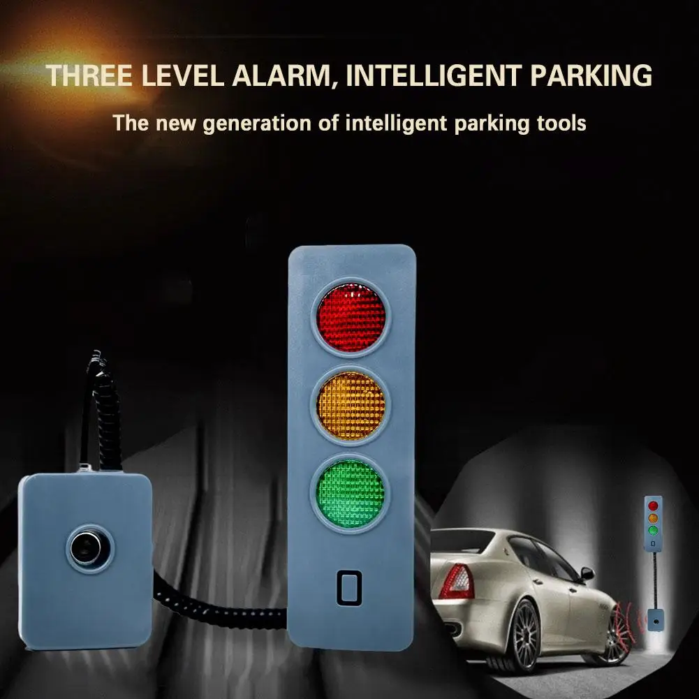 Garage Safety Lights Automatic Parking Assist System Car Guidance Sensors Traffic Lights LED Alarms