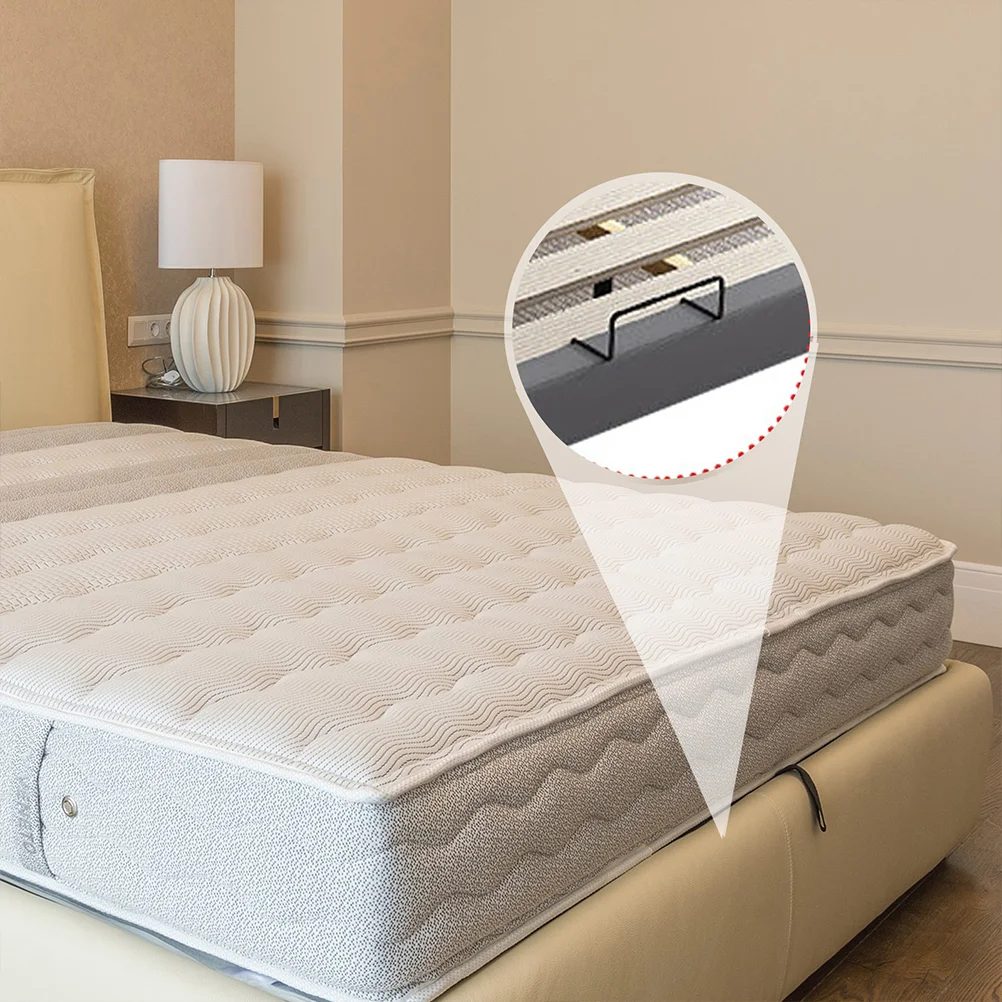 

Mattress Baffle Stopper Comforter Grippers Non-slip Iron Fasteners Bed Frame Holder Slide Stoppers Retainer Bar Anti-slip