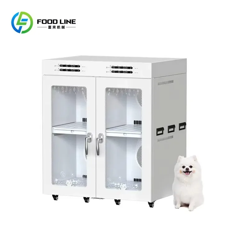 Pet Dryer for Dogs and Cats, Low Noise Grooming Blower, Adjustable Speed and Temperature, Fast Drying Home Use