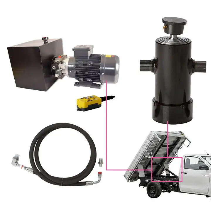 Mechanical repair shop Retail construction industry Double acting hydraulic cylinder 2-10 tons 22 pressure 1 year warranty