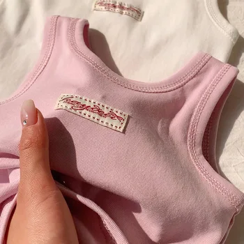 Kids' Cotton Sleeveless T-Shirt | Casual Summer Vest Top 5 Fashion Children T-shirt For Girls Boys Cotton Vest Tops Kids Summer Clothes Sleeveless T-shirt 5