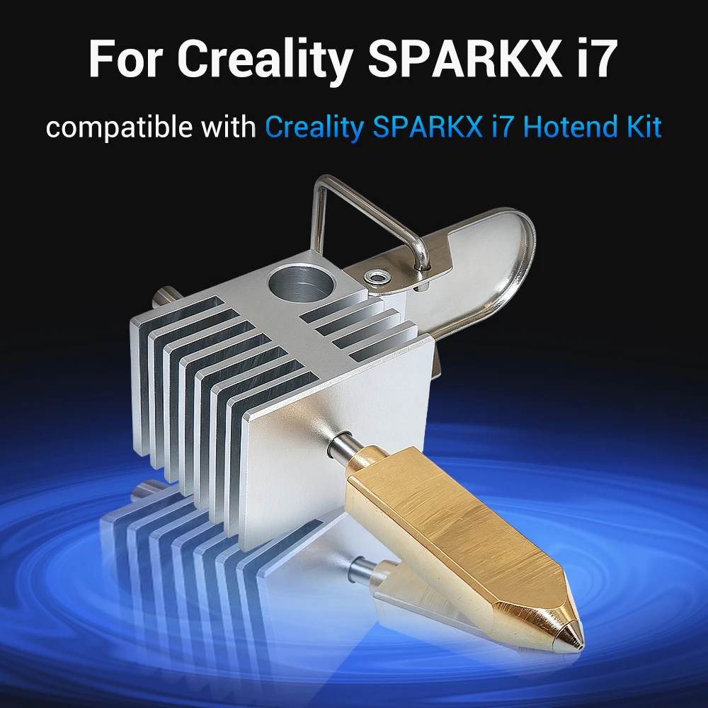 Hardened Steel Hotend For Creality SparkX i7 hotend upgrade  Version Hotend For Creality Spark i7 0.2/0.4/0.6/0.8 3D Accessories