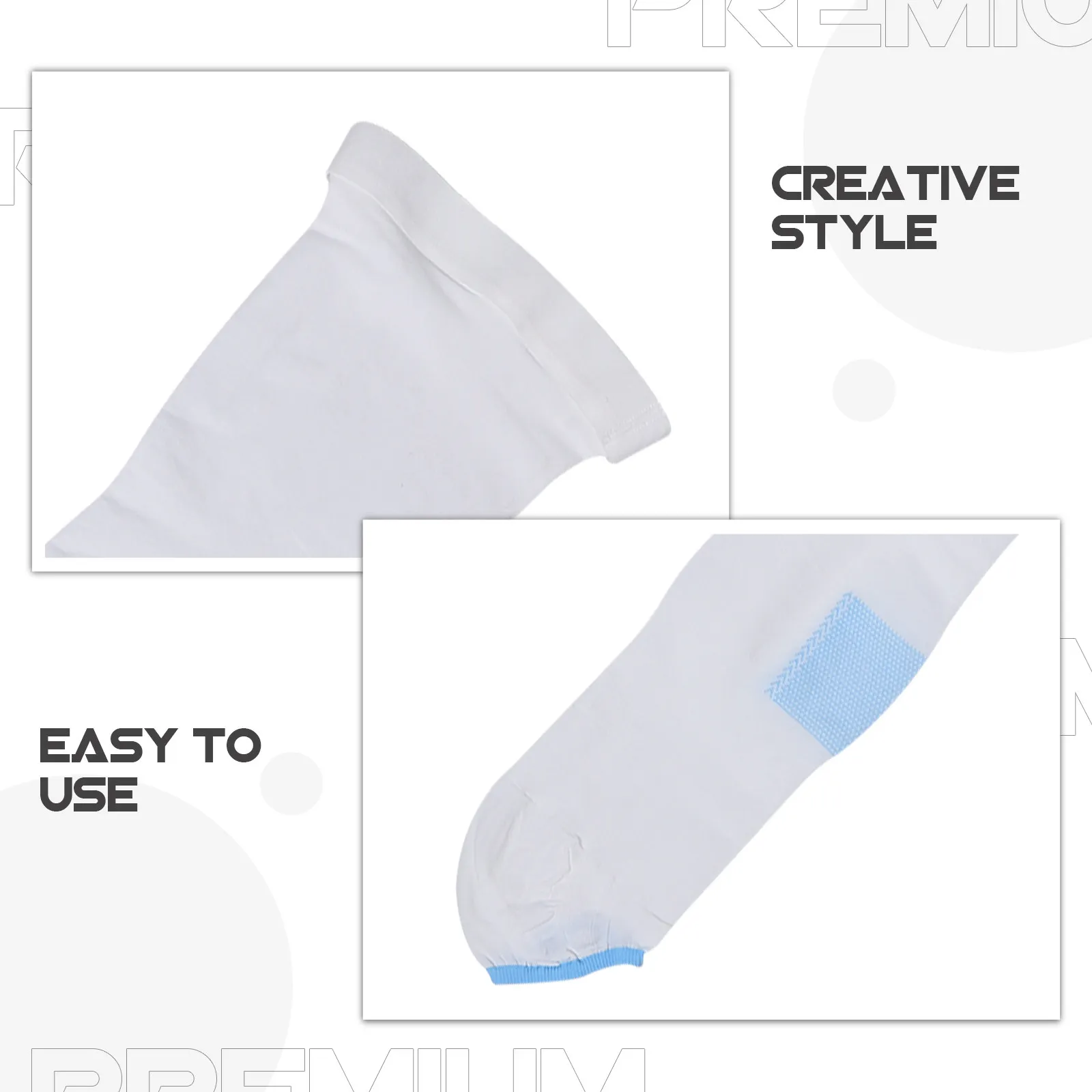 1Pair Compression Socks Elastic Over Knee Thigh Stockings Varicose Vein Support Anti Embolism Surgical Compression view 4