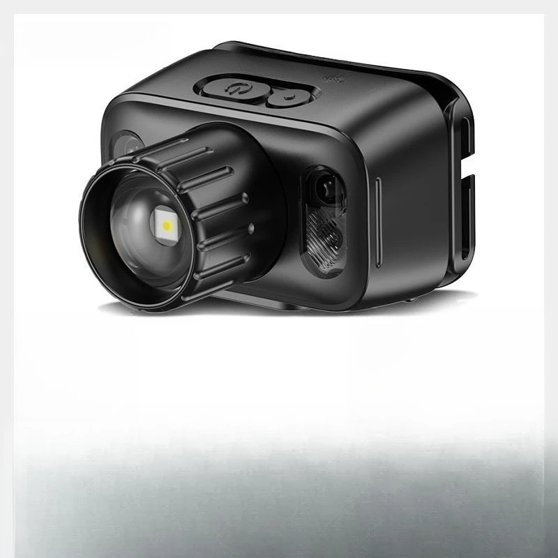 charging super bright outdoor zoom, long-distance strong light, long battery life, head-mounted miner lamp night fishing